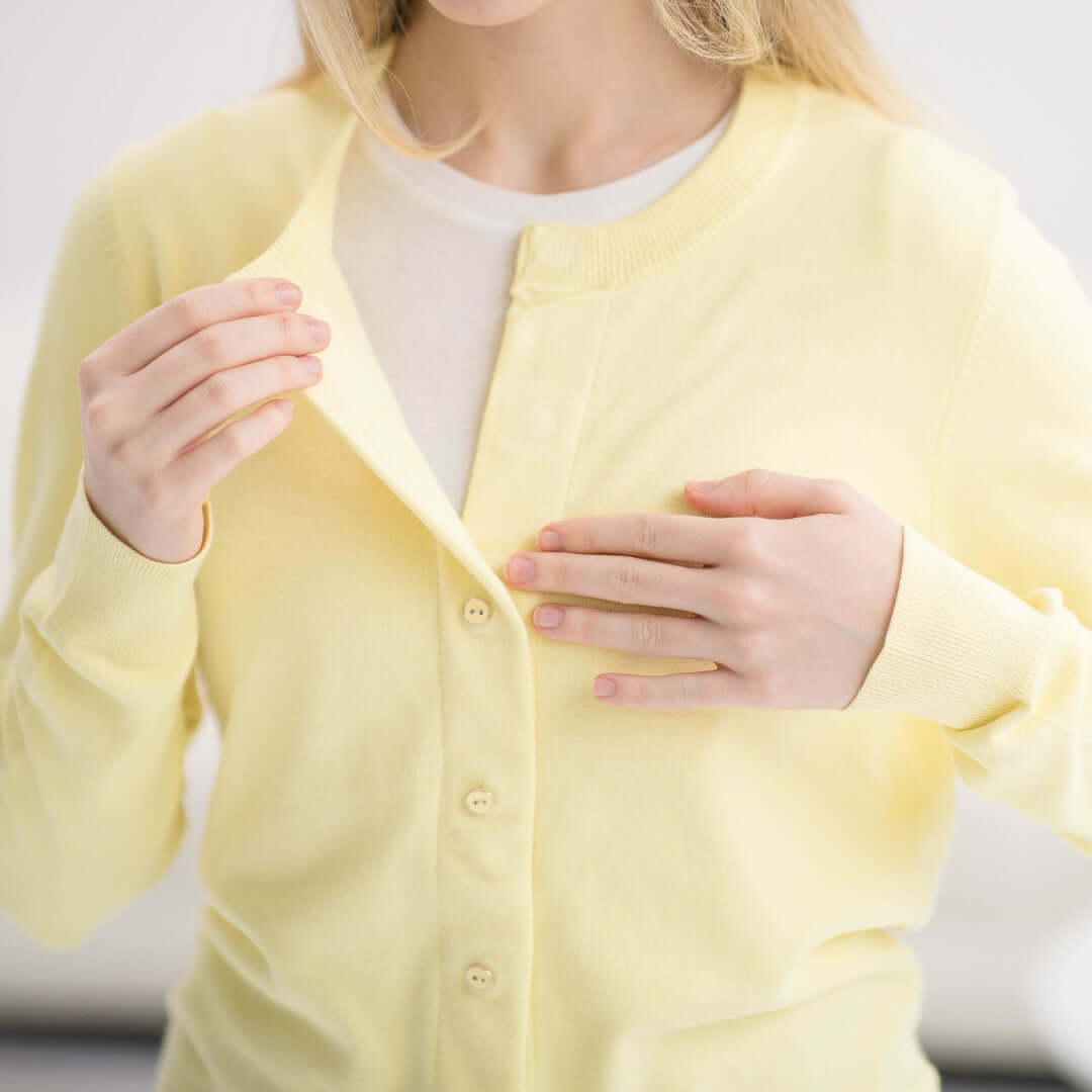 adaptive clothing for seniors magnetic button cardigan